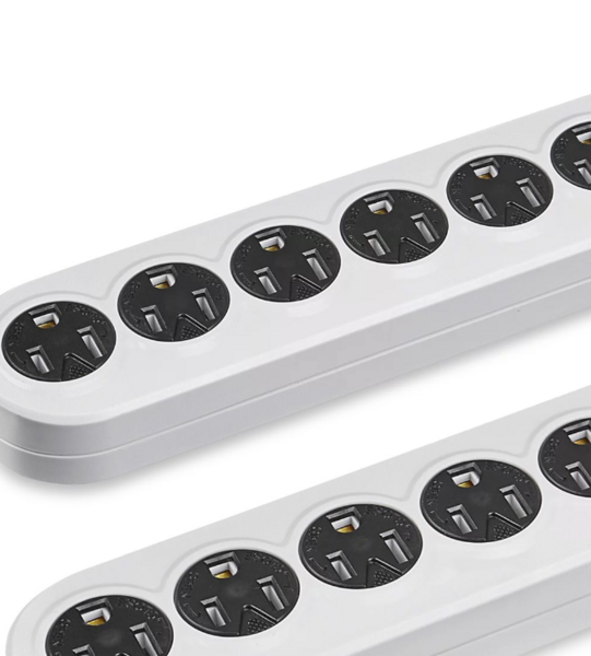 EL.DEWENWILS 6/15FT DOWNHILLS 6-OUTLET POWER STRIP SURGE PROTECTOR LONG EXTENSION CORD